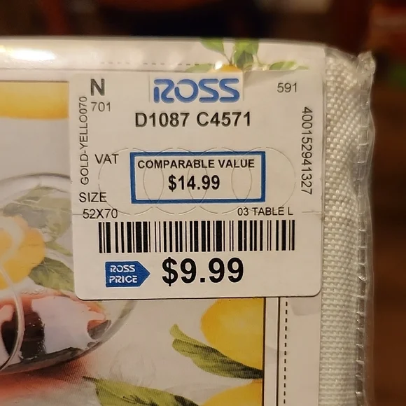 Limoncello Spillproof Tablecloth with Lemon Design - Picture 7 of 7